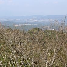 吉野川流域の遠望
