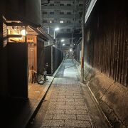 ただの細い路地と思いましたが