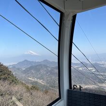 ロープウェイから、富士山