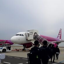 関空は第二ターミナルで沖止め