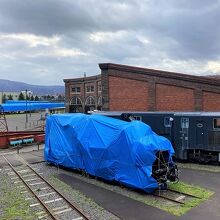 機関車たちも冬支度です