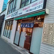 人気の立ち食い蕎麦店