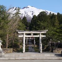 部屋からは岩木山がきれいに見えました