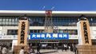 大相撲九州場所の会場です。