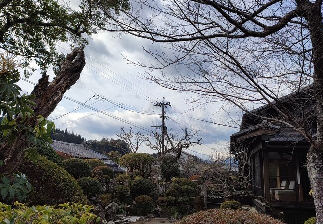 宿泊施設の庭