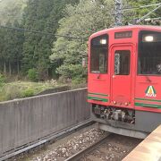 観光路線だが乗客少なく厳しい