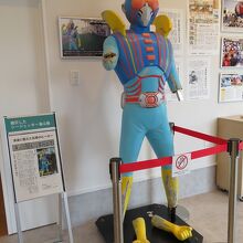 被災したシージェッター海斗像もありました。