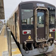 行きは1両だったが、団体乗車で2両に