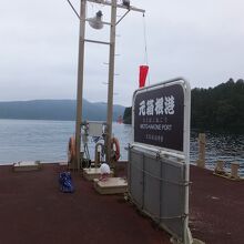 西武系の船乗り場の桟橋