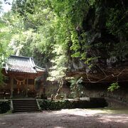 八女の語源となった歴史のある神社、自然の力を感じます。