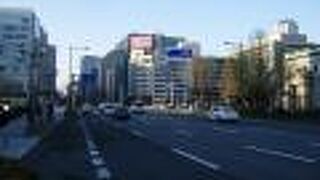 見どころが多い通り