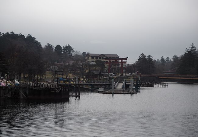 中禅寺湖の入口