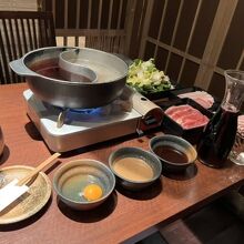 霧島黒豚・タンしゃぶしゃぶコース