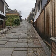 北台武家屋敷への酢屋の坂