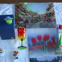 チューリップワイングラス他ショップでの購入品。