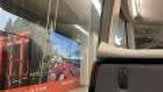 久しぶりの展望席