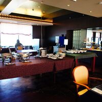 最上階のレストラン。岩木山も良く見える。