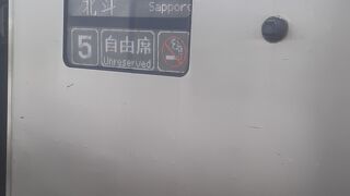 2021年１月11日の五稜郭８時59分発特急北斗５号札幌行きの様子について