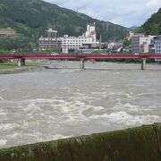 雨翌日の濁流