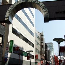 青山通り沿いからの景観です。