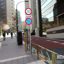 今の坂の様子です。