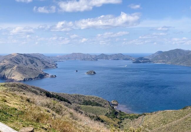 カルデラの景色が一望