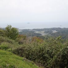 日本海が見える眺望