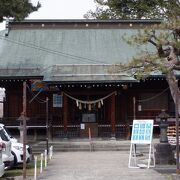 山形市内中心部の神社でした。