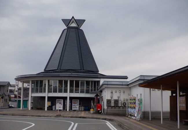 ＪＲ左沢駅併設でした。