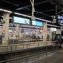 大きな駅です