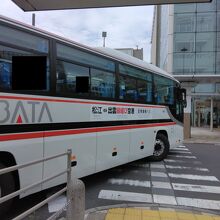 出雲縁結び空港への空港連絡バス。