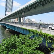 大川に架かる浪華三大橋のひとつ