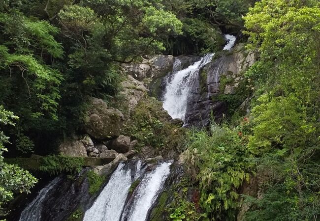 ガチで見ごたえありの滝