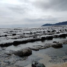 もう少し潮が引いていると良かった