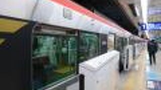 荷物置き場のない車両でした