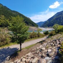 道の駅から見た熊野川