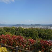 和歌山方面を見渡すことができます。