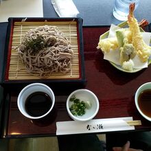 天ぷら蕎麦定食