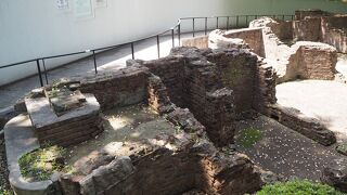 レンガ、コンクリートの家の土台のみ