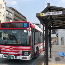 三条京阪から出発するバス（土日祝日のみ）