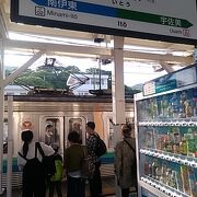 JR東日本と伊豆急のちょうど境界線です。