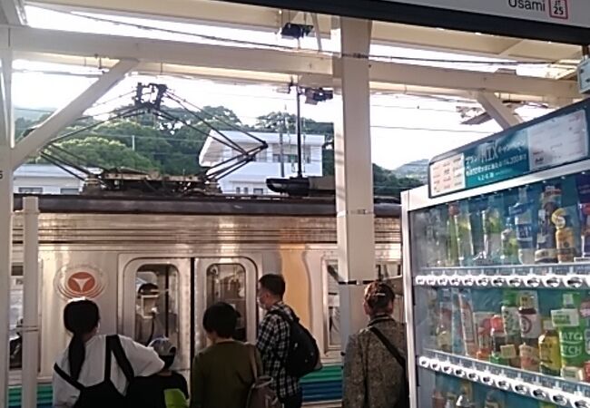 JR東日本と伊豆急のちょうど境界線です。