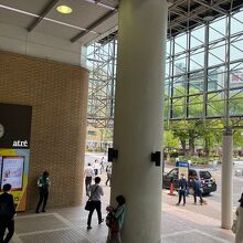 京浜島へは、まずJR大森駅東口のバス乗り場へ降りて行きます。
