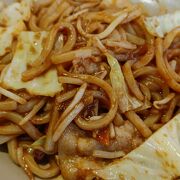 亀山名物みそ焼きうどんを