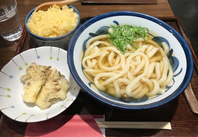 お昼御飯にうどん