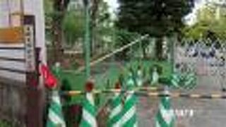 今は工事が行われています。