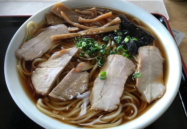 朝からラーメン