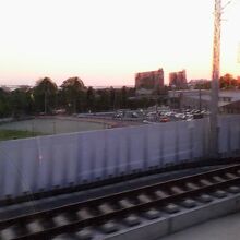 清水公園駅～梅郷駅の間は高架化で綺麗に夕日が見えます