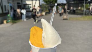 ソフトクリームが美味しい、寄り道におすすめなお店です