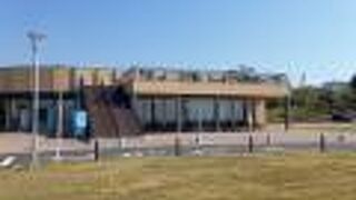 (道の駅大谷海岸)デッキには24時間出入り自由